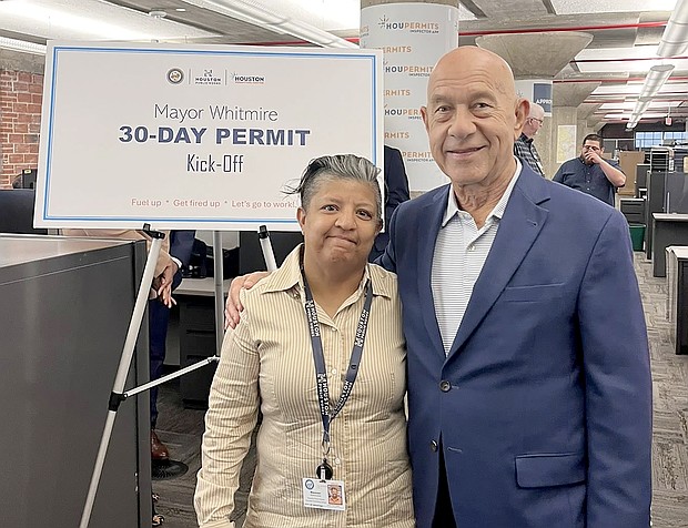 Mayor Whitmire to Visit Houston Permitting Center