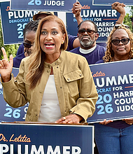 Dr. Letitia Plummer kicks off her campaign for Harris County Judge