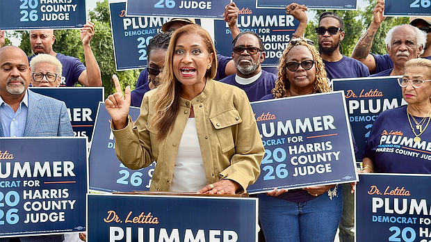 Dr. Letitia Plummer kicks off her campaign for Harris County Judge