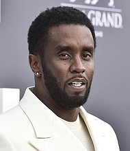 Music mogul and entrepreneur Sean “Diddy” Combs arrives at the Billboard Music Awards, May 15, 2022, in Las Vegas.