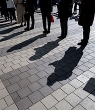 Job seekers wait in line to enter a job fair event in Silver Spring, Maryland, on April 16.
Mandatory Credit:	Roberto Schmidt/AFP/Getty Images via CNN Newsource
