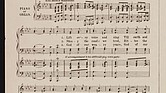 The first page of sheet music for “Lift Every Voice and Sing,” with lyrics by James Weldon Johnson.