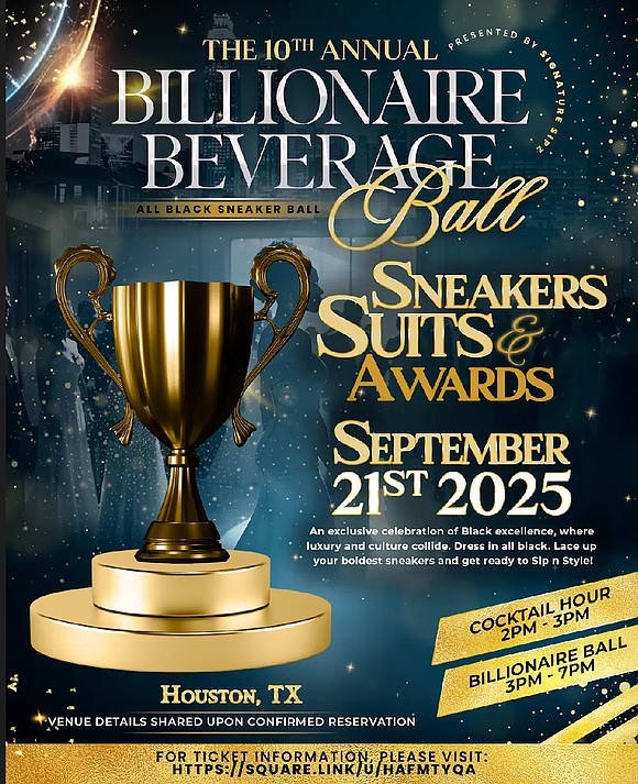 Houston’s most stylish professionals are gearing up for the 10th Annual Billionaire Beverage Sneaker Ball: Sneakers, Suits & Awards on … Houston’s most stylish professionals are gearing up for the 10th Annual Billionaire Beverage Sneaker Ball: Sneakers, Suits & Awards on …