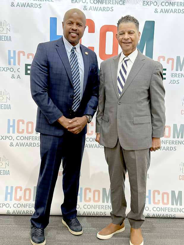 Rep. Ron Reynolds and Francis Page, Jr.