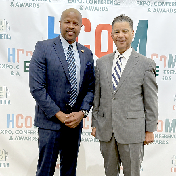 Rep. Ron Reynolds and Francis Page, Jr.