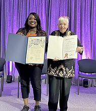 Nakia Cooper and Sandy Close