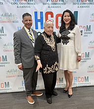 Francis Page, Jr., Sandy Close, and Dr. Laura Murillo