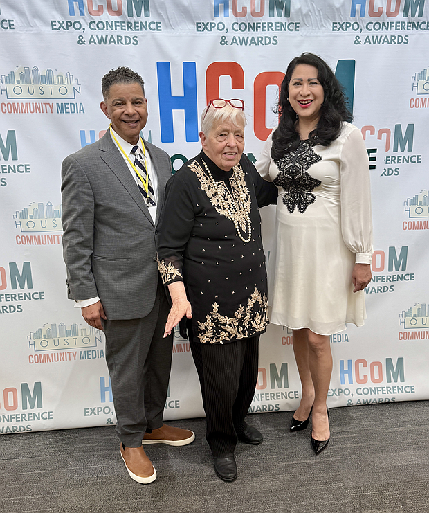 Francis Page, Jr., Sandy Close, and Dr. Laura Murillo