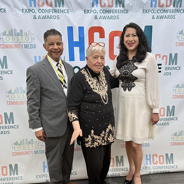 Francis Page, Jr., Sandy Close, and Dr. Laura Murillo