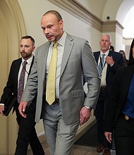 FBI Deputy Director Dan Bongino leaves after meeting with Republican lawmakers to discuss U.S. President Donald Trump's "Big, Beautiful Bill" at the U.S. Capitol on June 25.
Mandatory Credit:	Kayla Bartkowski/Getty Images via CNN Newsource