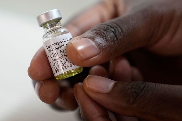 Lenacapavir was approved by the FDA last month for HIV prevention.
Mandatory Credit:	Nardus Engelbrecht/AP via CNN Newsource