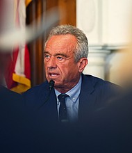 HHS Secretary Robert F. Kennedy Jr. fired two of his top aides, according to two people familiar with the matter.
Mandatory Credit:	Michael M. Santiago/Getty Images via CNN Newsource