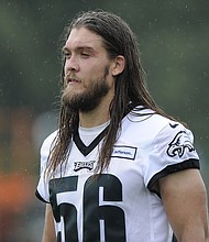 Bryan Braman played for the Houston Texans and the Philadelphia Eagles in the NFL.
Mandatory Credit:	Michael Perez/AP via CNN Newsource