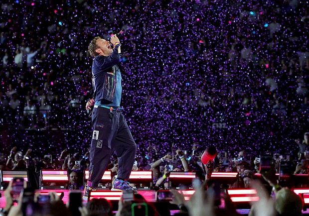 Chris Martin never said it was easy. Just ask the two people he blasted into an internet mess
Mandatory Credit:	Ethan Miller/Getty Images via CNN Newsource
