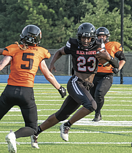Tatiana Johnson powered the Black Widows with 18 points and three touchdowns as Richmond crushed the Connecticut Ambush. The undefeated semi-pro squad looks unstoppable.