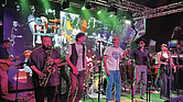 Wiley Brown, son of go-go pioneer Chuck Brown, leads the Chuck Brown Band during a recent performance. The group will headline the 37th annual 2nd Street Festival on Saturday, Oct. 4, bringing the signature D.C. sound to Richmond’s Jackson Ward.
