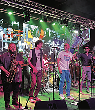Wiley Brown, son of go-go pioneer Chuck Brown, leads the Chuck Brown Band during a recent performance. The group will headline the 37th annual 2nd Street Festival on Saturday, Oct. 4, bringing the signature D.C. sound to Richmond’s Jackson Ward.