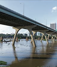 A view of the Hull Street bridge over the Manchester Canal, which the City of Richmond plans to replace as part of an infrastructure improvement project.