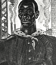 Eben Given illustration of “John Henry— Steel Driving Man”