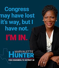 Candidate Marvelette Hunter