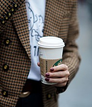 Starbucks has announced that the Pumpkin Spice Latte is coming back in late August.
Mandatory Credit:	Edward Berthelot/Getty Images/FILE via CNN Newsource