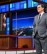 The Late Show with Stephen Colbert films a show on September 19, 2024. On July 17, it was announced “The Late Show” will cease production next May.
Mandatory Credit:	Scott Kowalchyk/CBS/Getty Images via CNN Newsource