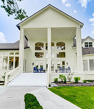 Event venue interior after the renovation