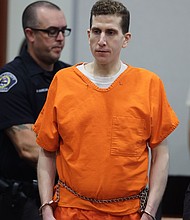 Bryan Kohberger appears at the Ada County Courthouse for his sentencing hearing on July 23 in Boise, Idaho.
Mandatory Credit:	Kyle Green/Pool/AP via CNN Newsource