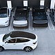 Tesla vehicles at a recently opened Tesla Diner and Drive-In restaurant in Hollywood, California. Tesla is due to report second quarter financial results after the market close on July 23.
Mandatory Credit:	Patrick T. Fallon/AFP/Getty Images via CNN Newsource
