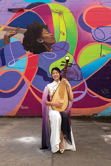 This photo of Angel Zhu of Chesterfield County is part of a new exhibit at The Valentine Museum.
