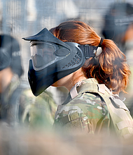 Houston Community College Military Air Force ROTC cadets take part in an exercis