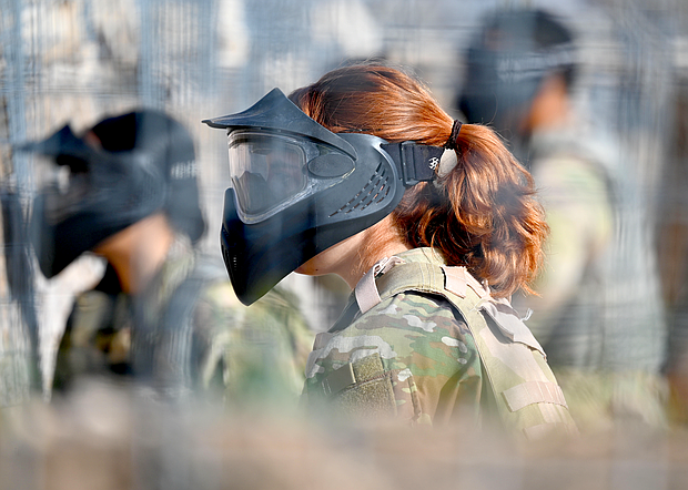 Houston Community College Military Air Force ROTC cadets take part in an exercis