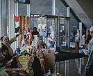 Visitors gather at the Institute for Contemporary Art during last year’s American Muslim Heritage Celebration.
