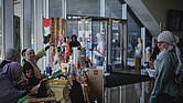 Visitors gather at the Institute for Contemporary Art during last year’s American Muslim Heritage Celebration.