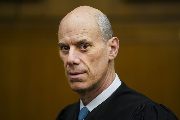 Judge James E. Boasberg, chief judge of the Federal District Court in DC, stands for a portrait at E. Barrett Prettyman Federal Courthouse in Washington, DC on March 16, 2023.
Mandatory Credit:	Carolyn Van Houten/The Washington Post/Getty Images via CNN Newsource