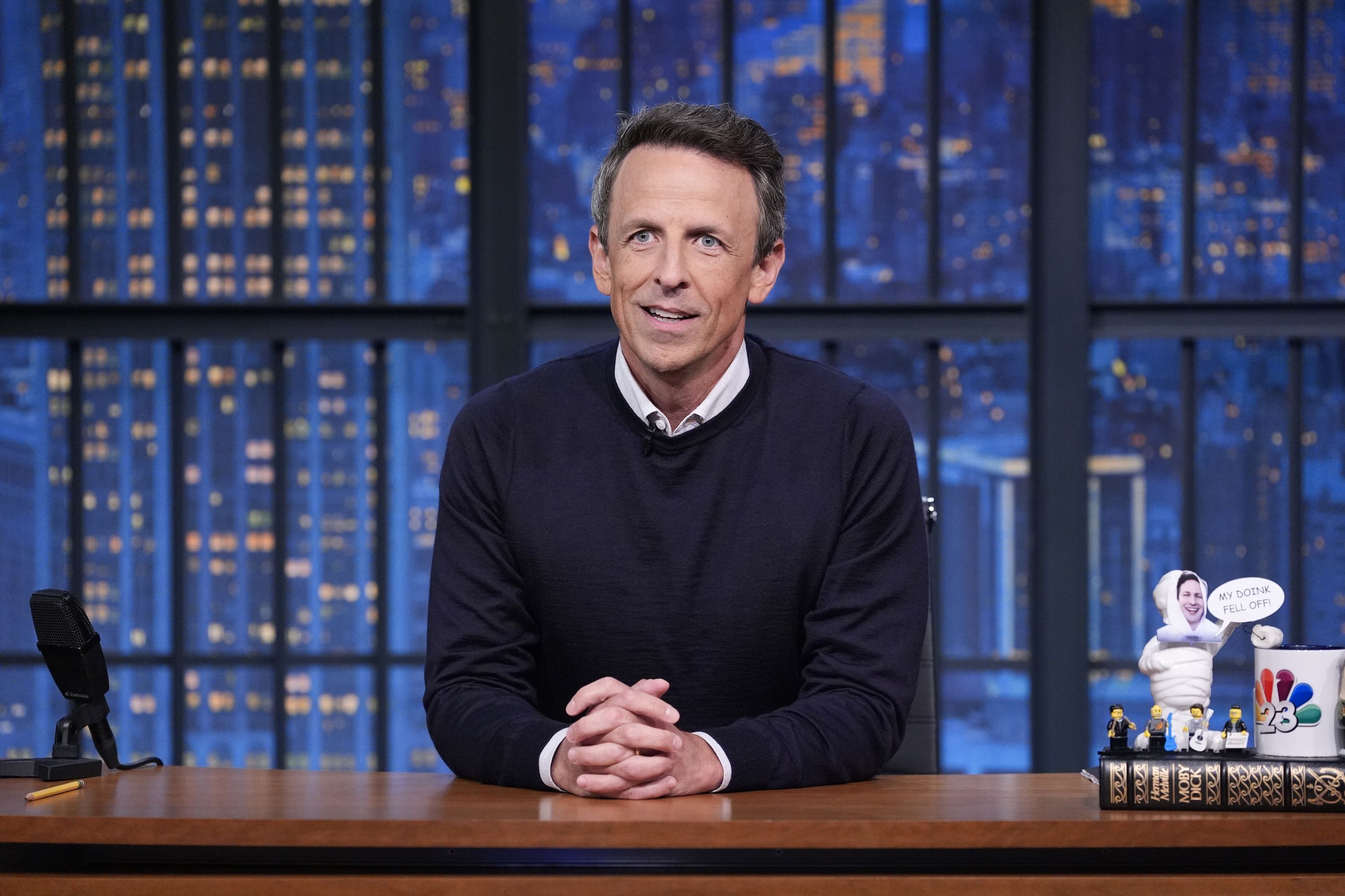 Seth Meyers worries for the future of his late night show because of
