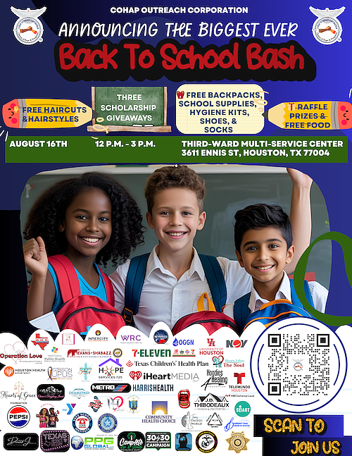 Houston’s biggest back-to-school event returns with free supplies, live entertainment, scholarships, and resources for local families. Houston’s biggest back-to-school event returns with free supplies, live entertainment, scholarships, and resources for local families.