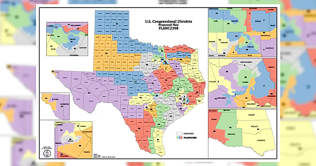 Texas Gerrymandered Congressional
