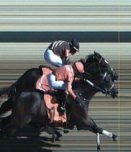 Two horses tied for first and two others tied for third in a rare double dead heat to open the racing day Friday at Colonial Downs. Since 1990, this outcome has happened just 15 times in more than 2 million races across North America.