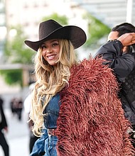 Beyoncé, seen here on June 24 in Paris, has a new music video-style ad for a new collaboration with Levi’s.
Mandatory Credit:	Edward Berthelot/Getty Images via CNN Newsource