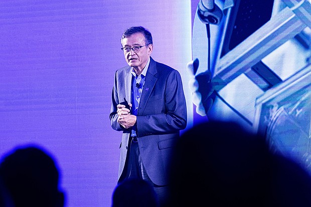 President Donald Trump on August 7 demanded the resignation of Intel CEO Lip-Bu Tan following reports and allegations that he has ties to China.
Mandatory Credit:	Annabelle Chih/Bloomberg/Getty Images via CNN Newsource