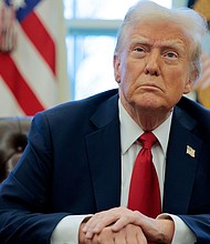 President Donald Trump backs the idea of workplace retirement plans offering alternative investment options for plan participants.
Mandatory Credit:	Chip Somodevilla/Getty Images via CNN Newsource