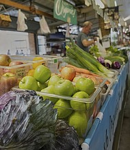 Americans are stressed about grocery prices.
Mandatory Credit:	Sue Ogrocki/AP via CNN Newsource