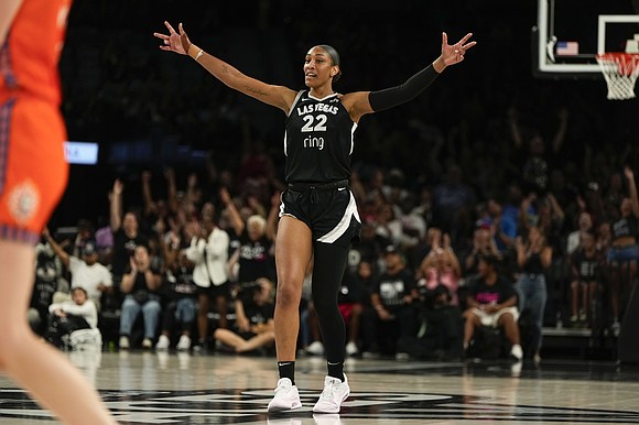 Las Vegas Aces star A’ja Wilson became the first player in WNBA history to record a 30-point, 20-rebound double-double.