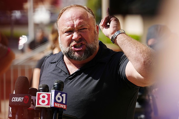 A Texas judge ordered that Alex Jones’ conspiracy-driven outlet Infowars can be sold once again, months after a judge halted the original sale to satirical outlet The Onion.
Mandatory Credit:	Joe Buglewicz/Getty Images/File via CNN Newsource