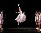 Cassidy Isaacson and Smuin dance company artists perform in “Wild Sweet Love,” by Trey McIntyre. Courtesy Smuin Contemporary Ballet.