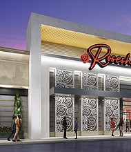 An artist’s rendering shows Roseshire Gaming Parlor, a
new boutique gaming venue in Henrico set to open this
fall. The $35 million facility will feature 175 historical
racing machines, simulcast wagering and food and
beverage service.