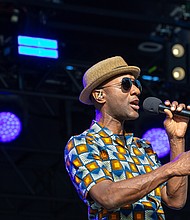 Known for hits such as “I Need a Dollar” and the Grammy-nominated “Wake Me Up,” Aloe Blacc brings his soulful voice and blend of R&B and jazz to the festival. (Julianne Tripp Hillian / Richmond Free Press)
