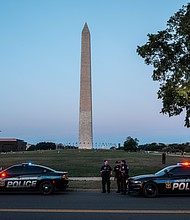 US Park Police perform a traffic stop on Friday in Washington, DC.
Mandatory Credit:	Andrew Leyden/Getty Images via CNN Newsource