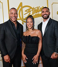 Devon Franklin, Serayah and Tyler Lepley